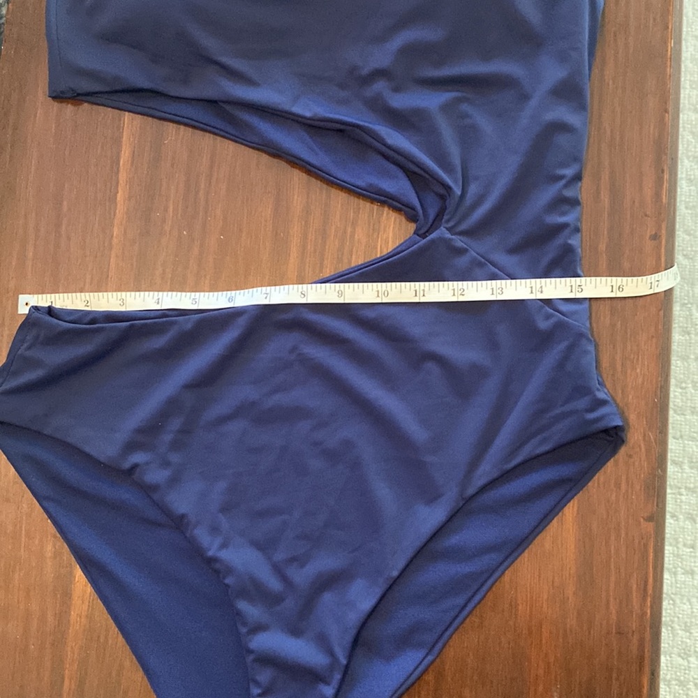 BCA - Size XL - Navy One Shoulder Cutout Monokini - Picture 5 of 6